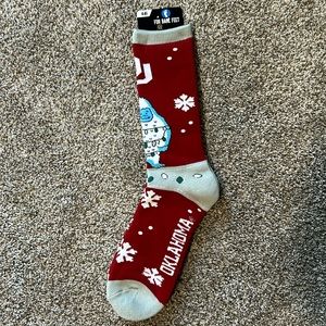 For Bare Feet University of Oklahoma Yeti Socks